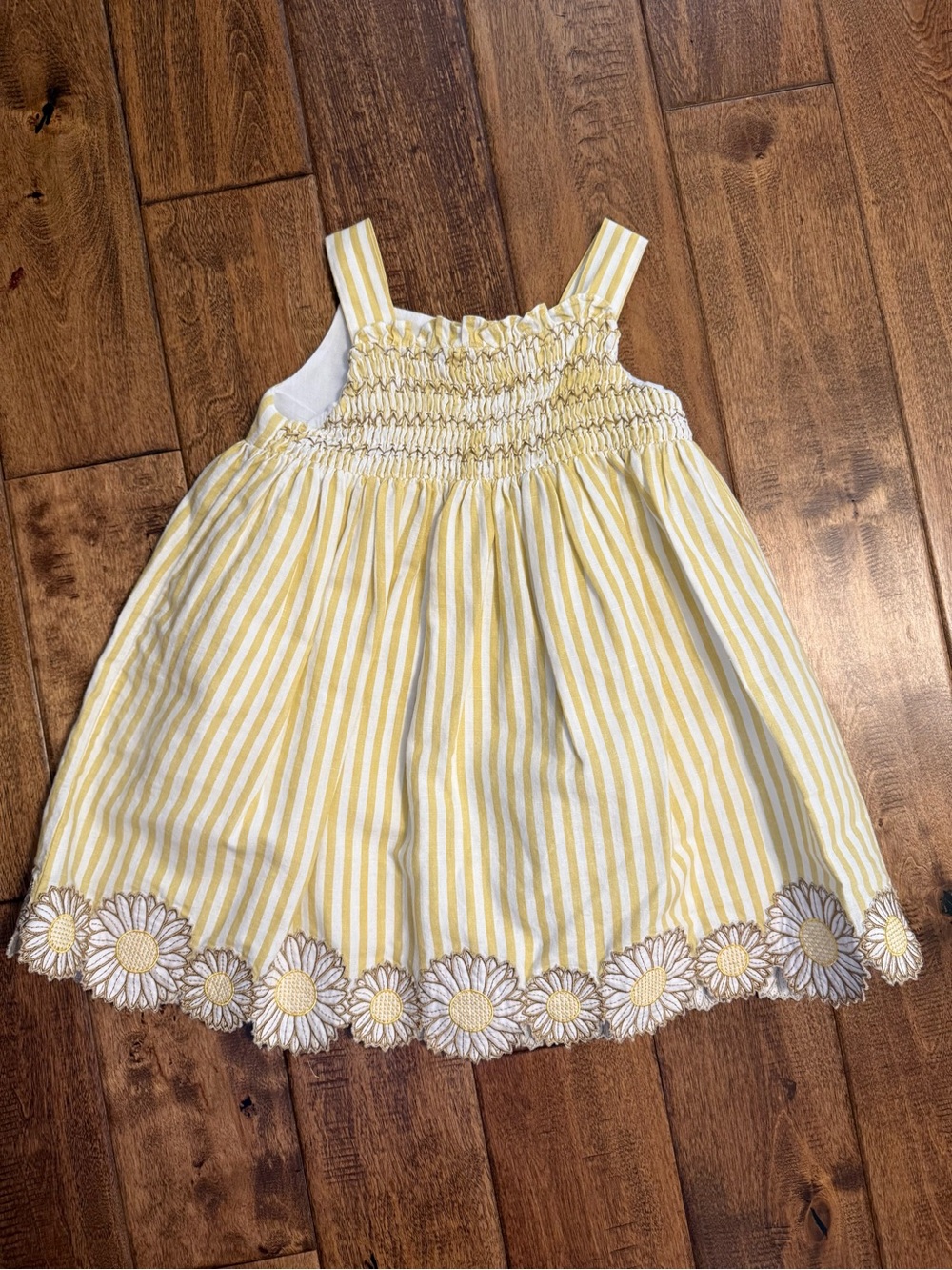 Dondolo yellow floral sundress 4t